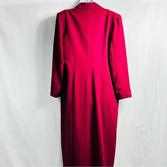 Vintage Lily & Taylor New York & Paris Women’s Sz 14 Pink Trench Coat - Picture 10 of 16